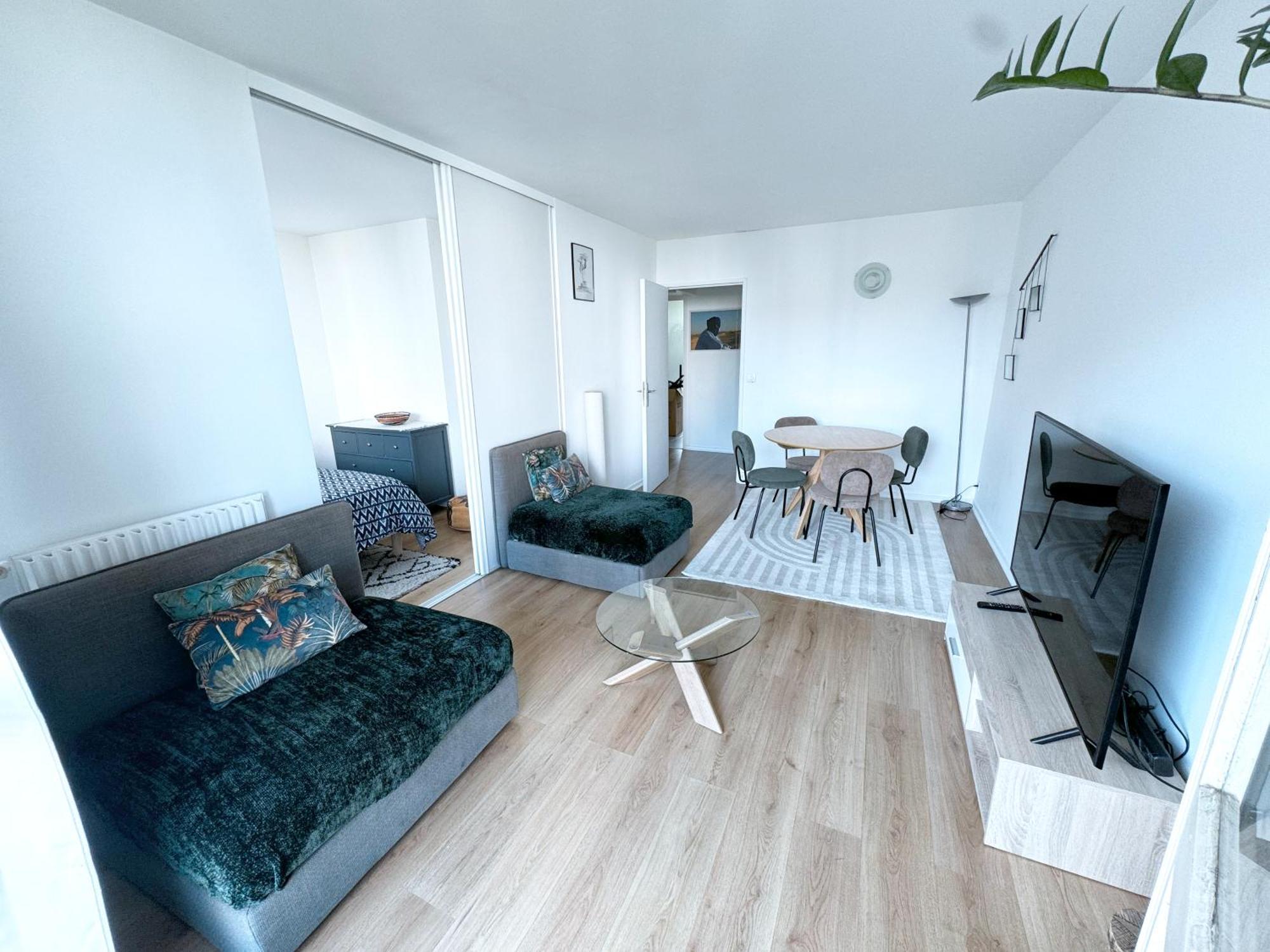 Apartamento L'Ecrin De La Mairie Bois-Colombes Exterior foto